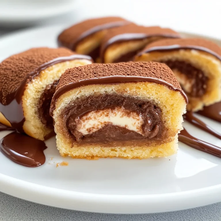 Girelle al tiramisù e Nutella