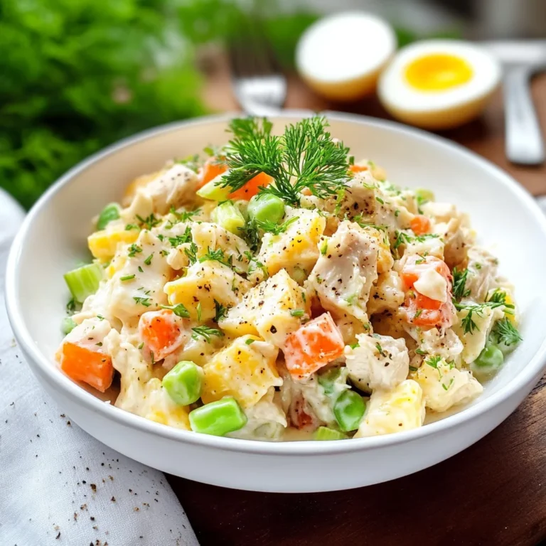Insalata russa con pollo