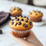 Muffin con gocce di cioccolato