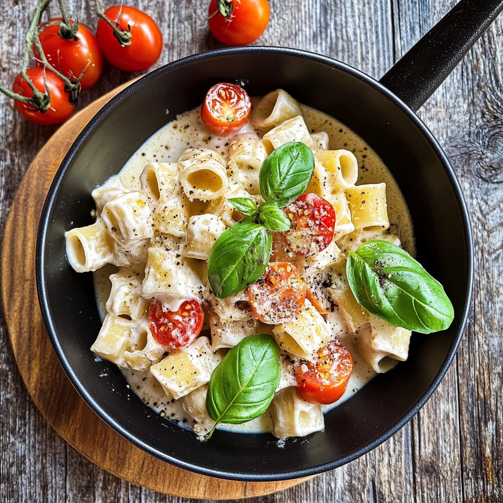 Pasta alla crema di ricotta