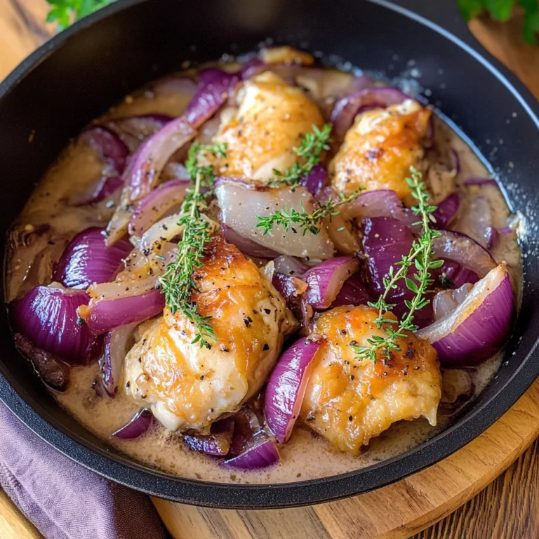 Pollo con cipolle