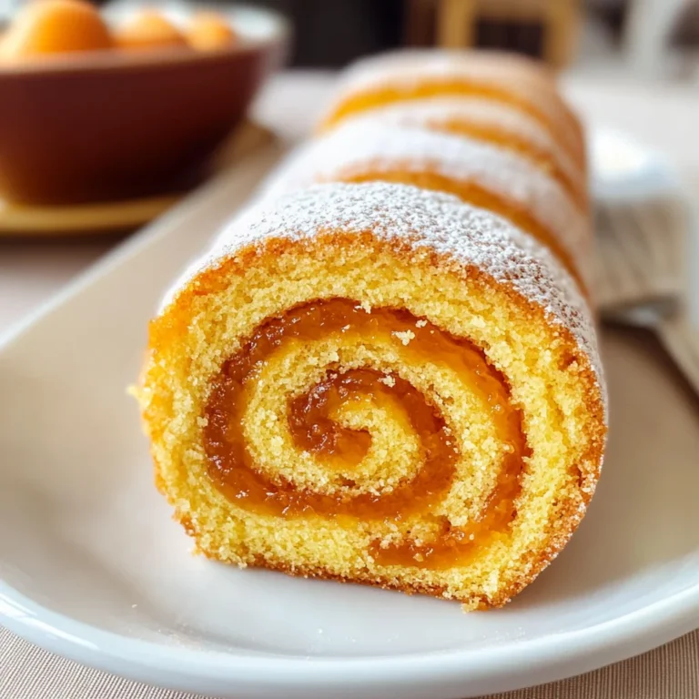 Rotolo svizzero alle albicocche